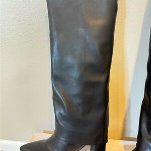 Marc Fisher Black Over the Knee Boots